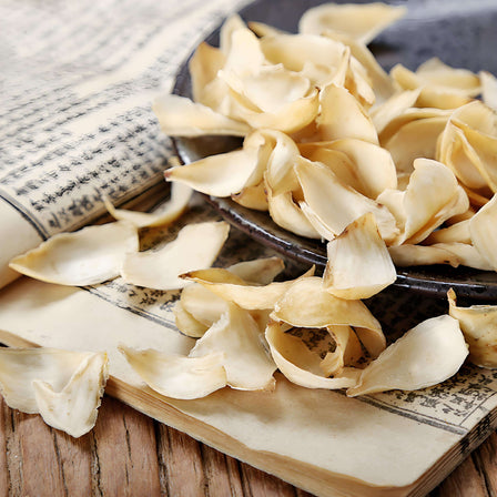 Lily Bulb (Bai He) herbal bracelet for anxiety relief