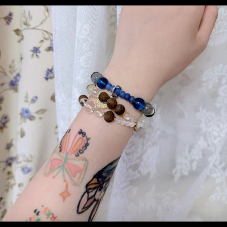 Crystal bracelet for beginners cover image with BEGINNERS · GUIDE · HEALING badge