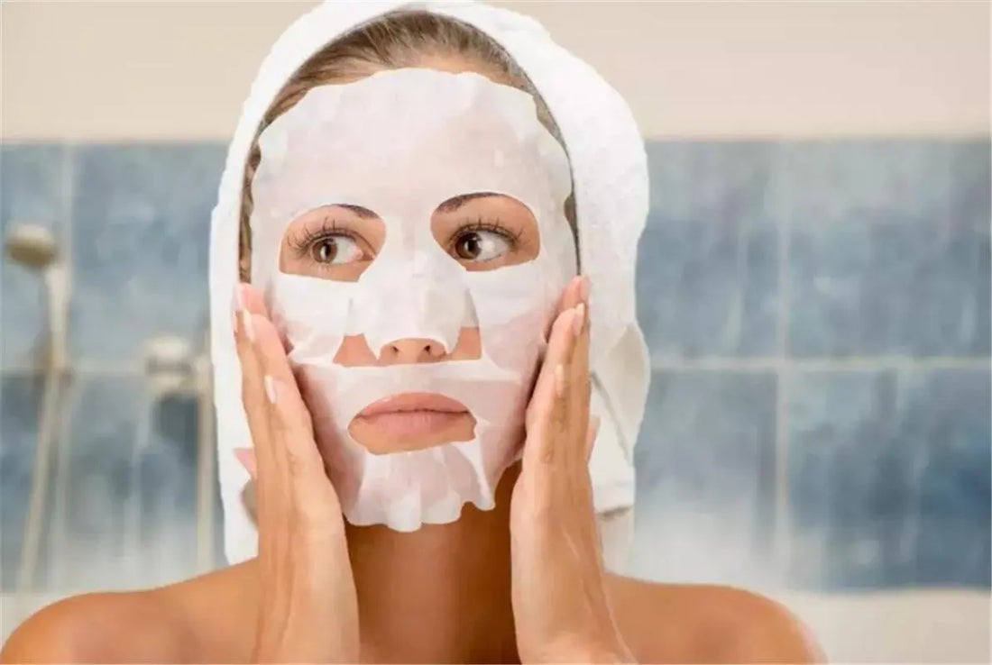 Woman wearing facial mask every day actually ruins her skin