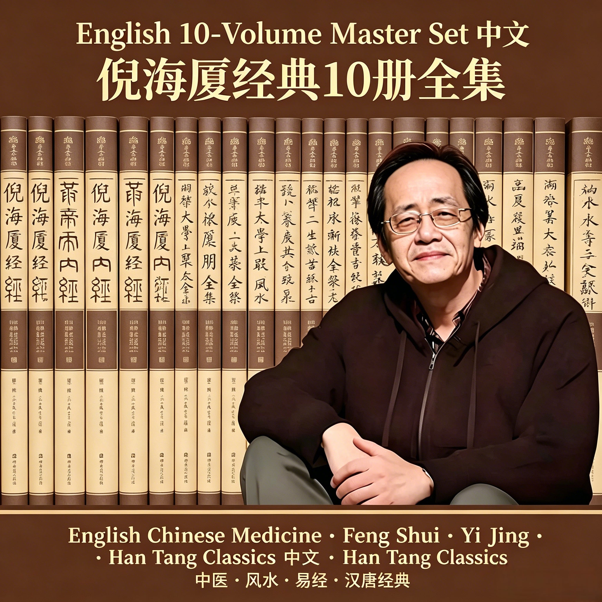 Ni Hai Xia 10-Volume Chinese Medicine & Metaphysics Master Set | 倪海厦10册中医与天纪经典珍藏套装
