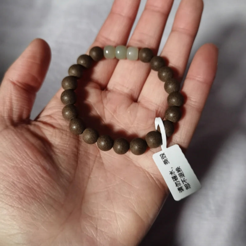 Qinglü Wan’er Aixiang Qingrao Amber & Sandalwood Calming Herbal Bracelet