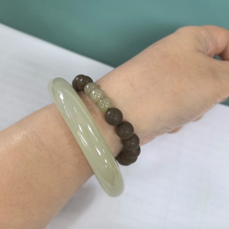 Qinglü Wan’er Aixiang Qingrao Amber & Sandalwood Calming Herbal Bracelet