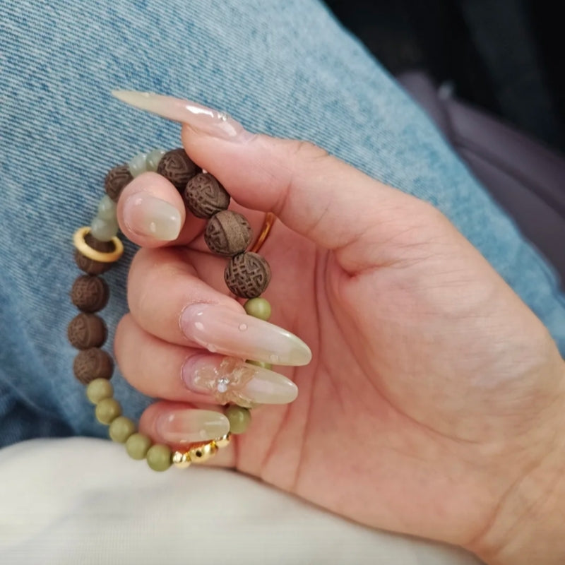 Laxne Qinglian Meigui Changqing Traditional Rose Herbal Bracelet