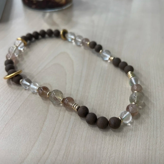 Fusheng Meigui Changqing Rosen-Kräuter-Armband