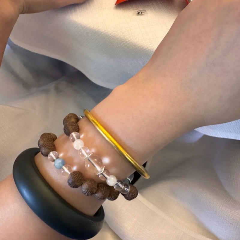 Handcrafted Chinese Medicine Crystal Bracelet
