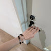 Double Loop Herbal Beads Bracelet with Xi Character