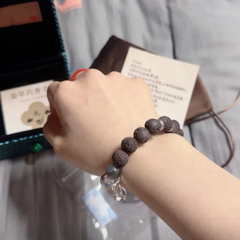 Handcrafted Chinese Medicine Crystal Bracelet