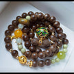 8-9mm round beads crystal bracelet with Chinese herbs