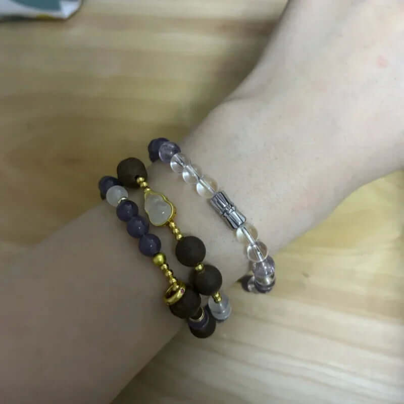 Laxne wellness bracelet – handcrafted natural crystal jewelry