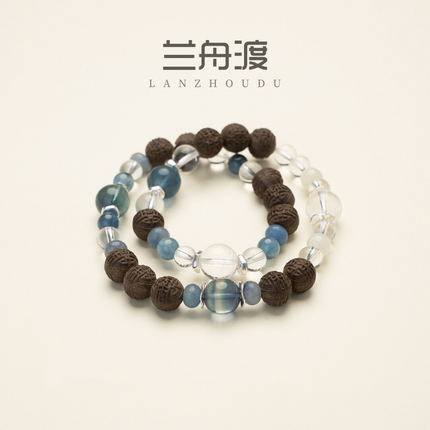Lanzhoudu Meigui Changqing Herbal Energy Bracelet | Handcrafted Chinese Medicine Crystal Bracelet